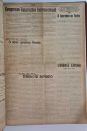 Página do jornal O Nordeste de março de 1955