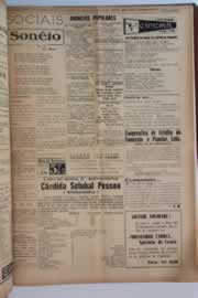 Página do jornal O Nordeste de março de 1955
