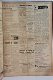 Página do jornal O Nordeste de março de 1955