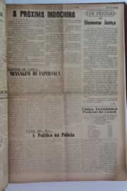 Página do jornal O Nordeste de março de 1955