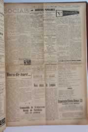 Página do jornal O Nordeste de março de 1955