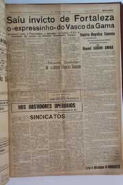 Página do jornal O Nordeste de março de 1955