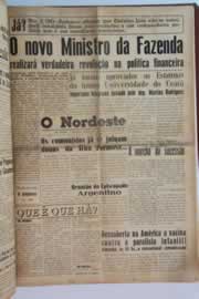 Página do jornal O Nordeste de abril de 1955
