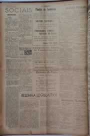 Página do jornal O Nordeste de maio de 1955