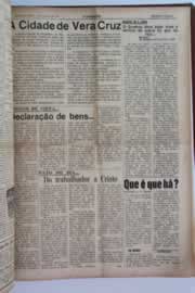 Página do jornal O Nordeste de maio de 1955