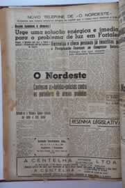 Página do jornal O Nordeste de maio de 1955