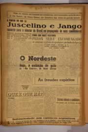 Página do jornal O Nordeste de junho de 1955