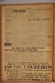 Página do jornal O Nordeste de junho de 1955