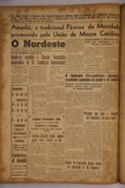 Página do jornal O Nordeste de junho de 1955