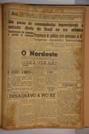Página do jornal O Nordeste de junho de 1955
