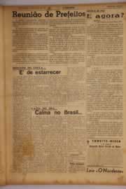 Página do jornal O Nordeste de julho de 1955