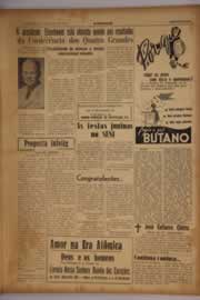 Página do jornal O Nordeste de julho de 1955