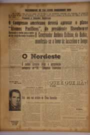Página do jornal O Nordeste de julho de 1955