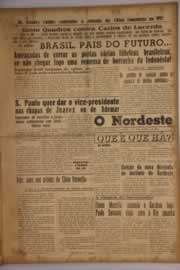 Página do jornal O Nordeste de julho de 1955