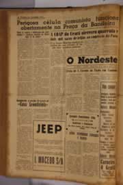 Página do jornal O Nordeste de julho de 1955