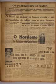 Página do jornal O Nordeste de julho de 1955