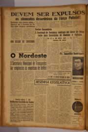 Página do jornal O Nordeste de setembro de 1955