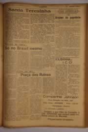 Página do jornal O Nordeste de setembro de 1955
