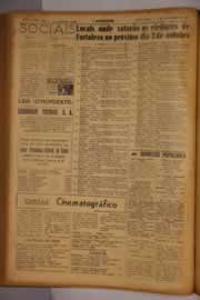 Página do jornal O Nordeste de setembro de 1955