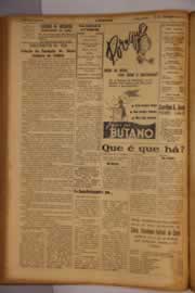 Página do jornal O Nordeste de setembro de 1955