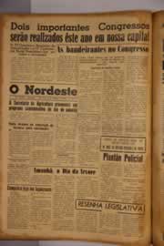 Página do jornal O Nordeste de setembro de 1955