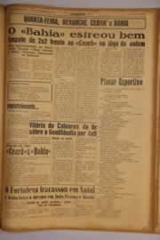 Página do jornal O Nordeste de setembro de 1955