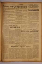 Página do jornal O Nordeste de setembro de 1955
