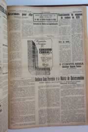 Página do jornal O Nordeste de outubro de 1955