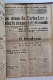 Página do jornal O Nordeste de novembro de 1955