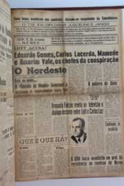 Página do jornal O Nordeste de novembro de 1955
