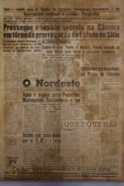 Página do jornal O Nordeste de janeiro de 1956