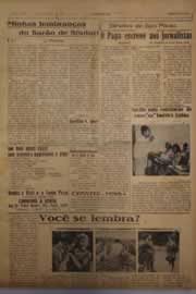 Página do jornal O Nordeste de janeiro de 1956