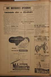 Página do jornal O Nordeste de janeiro de 1956