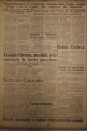 Página do jornal O Nordeste de janeiro de 1956