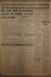 Página do jornal O Nordeste de janeiro de 1956