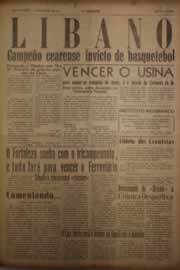 Página do jornal O Nordeste de janeiro de 1956