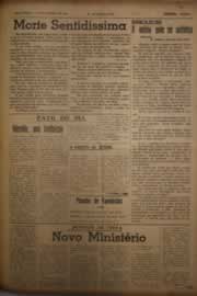 Página do jornal O Nordeste de janeiro de 1956