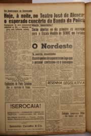 Página do jornal O Nordeste de janeiro de 1956