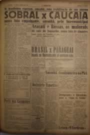 Página do jornal O Nordeste de janeiro de 1956