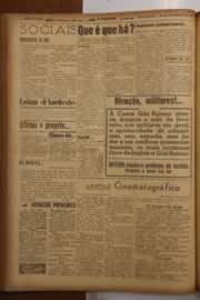 Página do jornal O Nordeste de fevereiro de 1956