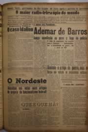 Página do jornal O Nordeste de março de 1956
