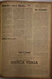 Página do jornal O Nordeste de março de 1956