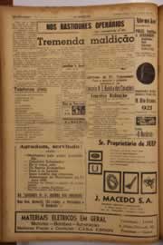 Página do jornal O Nordeste de março de 1956