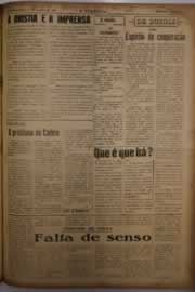 Página do jornal O Nordeste de março de 1956