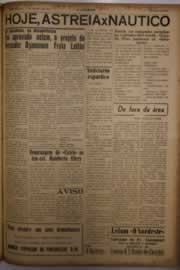 Página do jornal O Nordeste de março de 1956