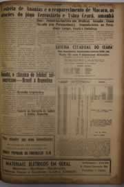 Página do jornal O Nordeste de março de 1956