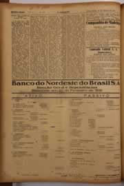 Página do jornal O Nordeste de março de 1956