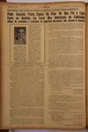 Página do jornal O Nordeste de março de 1956