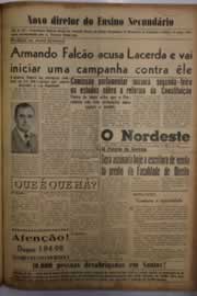 Página do jornal O Nordeste de março de 1956