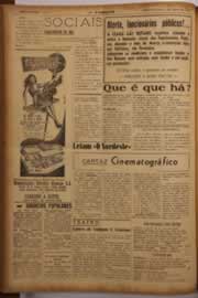 Página do jornal O Nordeste de abril de 1956